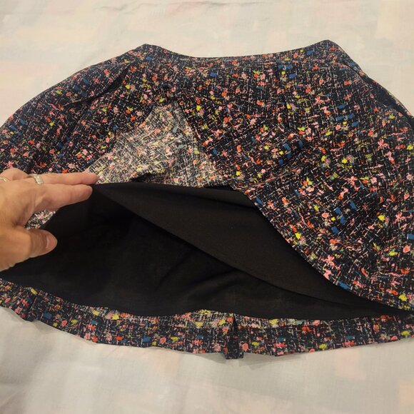Collective Concepts Pleated Mini Skirt Lined Skirt Small - Picture 4 of 8